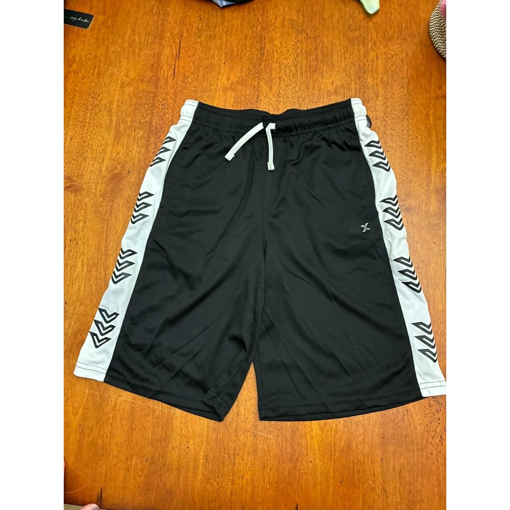 Xersion Boys Athletic‎ Shorts Youth Large 14/16 Black Gray Everair NWT